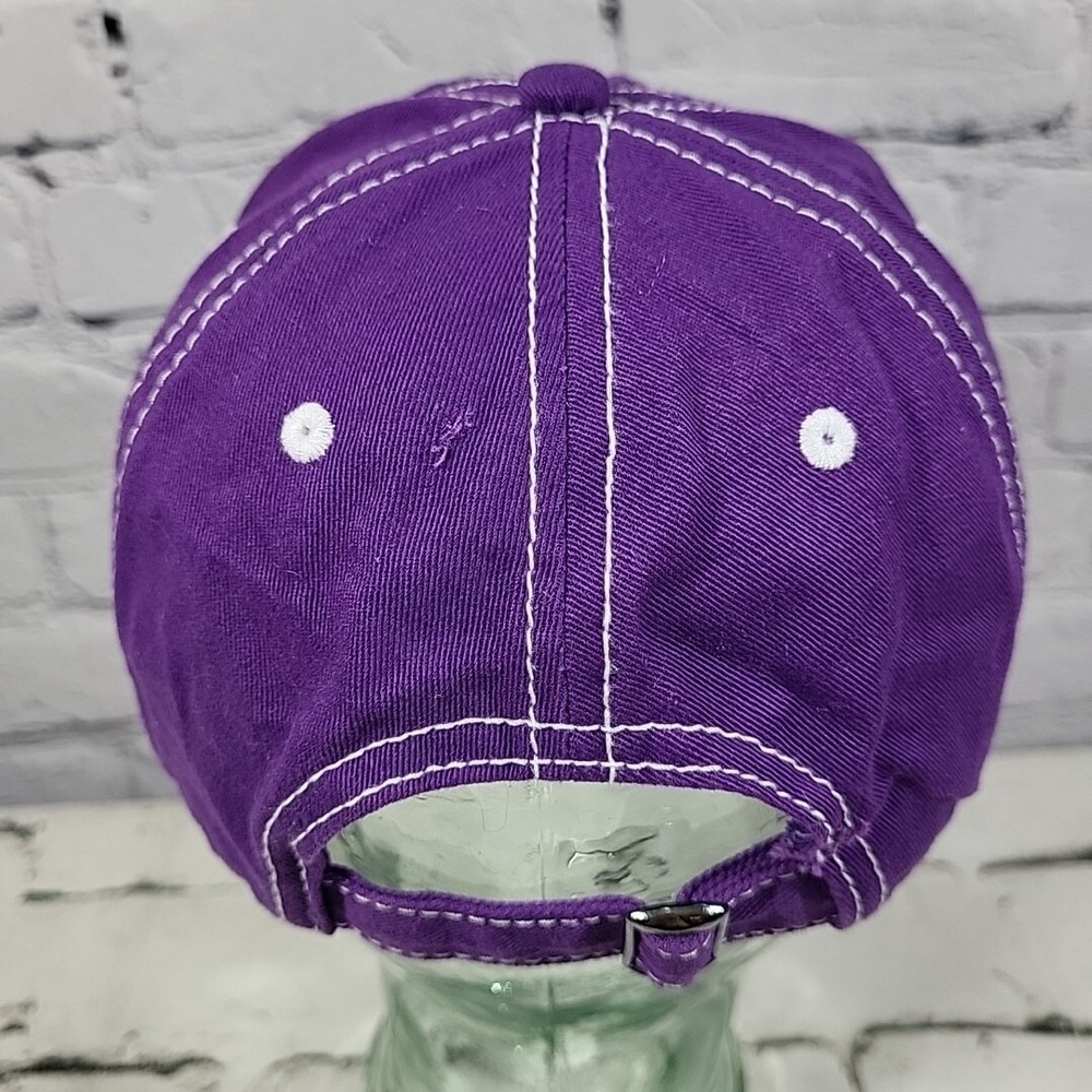 Prairie Mountain‎ Alaska Hat Unisex OSFA Purple Embroidered Moose Strapback Cap - Picture 4 of 7